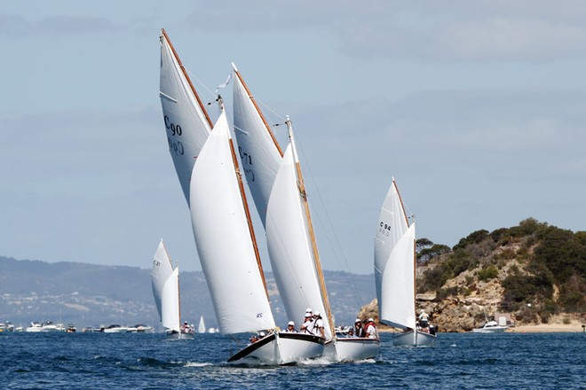 C90 Kathleen Mary and C71 Lisa off Shelley Beach - Talent2 Quarantine Station Couta Boat Race ©  Alex McKinnon Photography http://www.alexmckinnonphotography.com